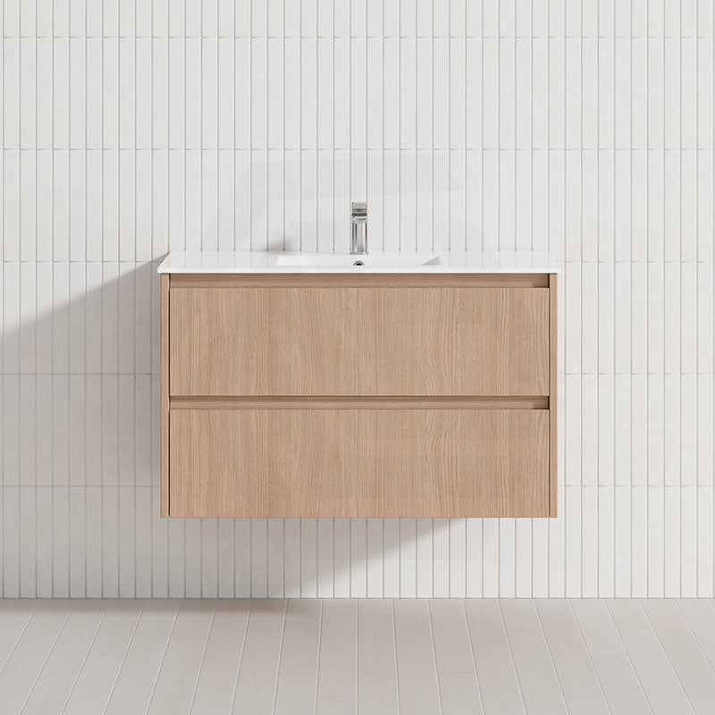 Lukka Gladstone Modern 900mm Wall Hung Vanity Plywood Cabinet Variant Colour Available
