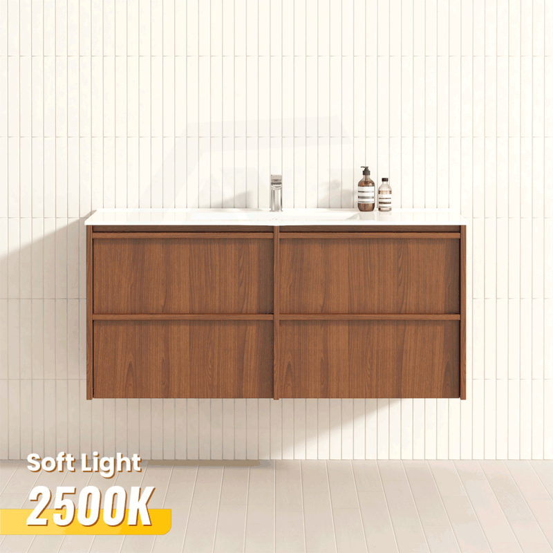 Lukka Ridgewood Modern 1200mm Wall Hung Vanity Plywood Cabinet Variant Colour Available