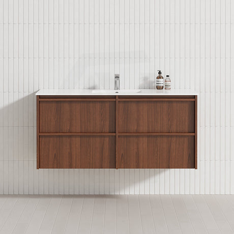 Lukka Ridgewood Modern 1200mm Wall Hung Vanity Plywood Cabinet Variant Colour Available