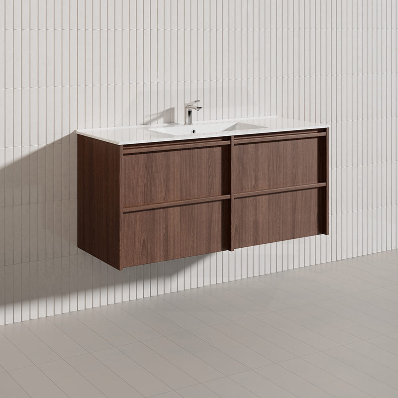Lukka Ridgewood Modern 1200mm Wall Hung Vanity Plywood Cabinet Variant Colour Available