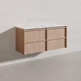 Lukka Ridgewood Modern 1200mm Wall Hung Vanity Plywood Cabinet Variant Colour Available