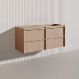 Lukka Ridgewood Modern 1200mm Wall Hung Vanity Plywood Cabinet Variant Colour Available
