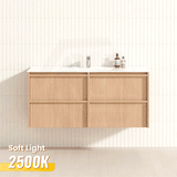 Lukka Ridgewood Modern 1200mm Wall Hung Vanity Plywood Cabinet Variant Colour Available