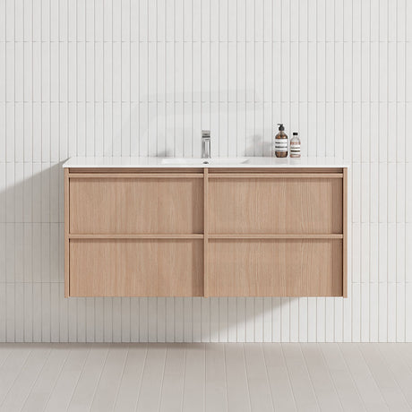 Lukka Ridgewood Modern 1200mm Wall Hung Vanity Plywood Cabinet Variant Colour Available