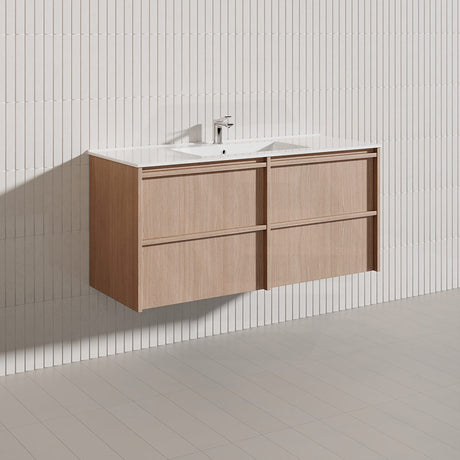 Lukka Ridgewood Modern 1200mm Wall Hung Vanity Plywood Cabinet Variant Colour Available