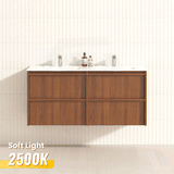 Lukka Ridgewood Modern 1200mm Wall Hung Vanity Plywood Cabinet Variant Colour Available