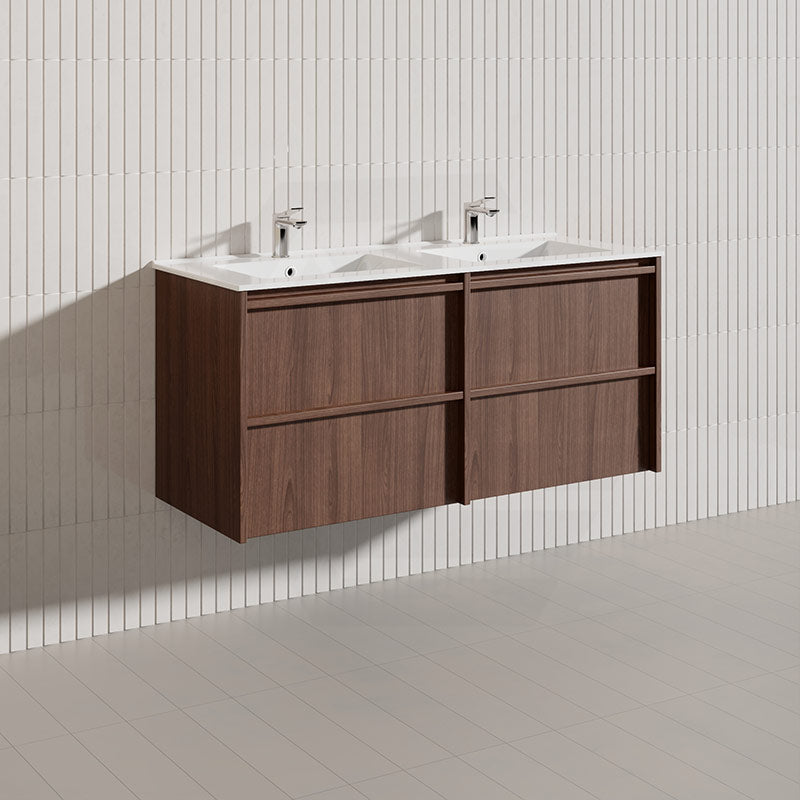 Lukka Ridgewood Modern 1200mm Wall Hung Vanity Plywood Cabinet Variant Colour Available