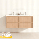 Lukka Ridgewood Modern 1200mm Wall Hung Vanity Plywood Cabinet Variant Colour Available