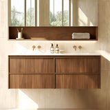 Lukka Ridgewood Modern 1500mm Wall Hung Vanity Plywood Cabinet Variant Colour Available
