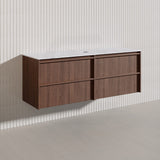 Lukka Ridgewood Modern 1500mm Wall Hung Vanity Plywood Cabinet Variant Colour Available