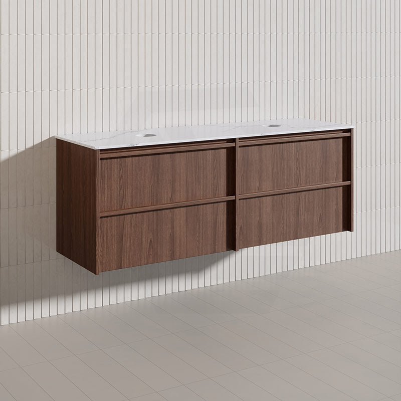 Lukka Ridgewood Modern 1500mm Wall Hung Vanity Plywood Cabinet Variant Colour Available