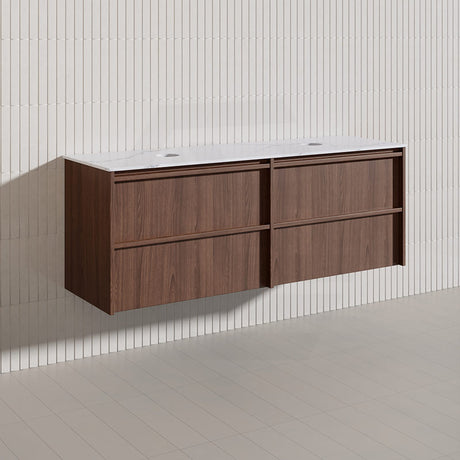 Lukka Ridgewood Modern 1500mm Wall Hung Vanity Plywood Cabinet Variant Colour Available
