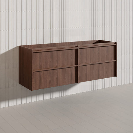 Lukka Ridgewood Modern 1500mm Wall Hung Vanity Plywood Cabinet Variant Colour Available
