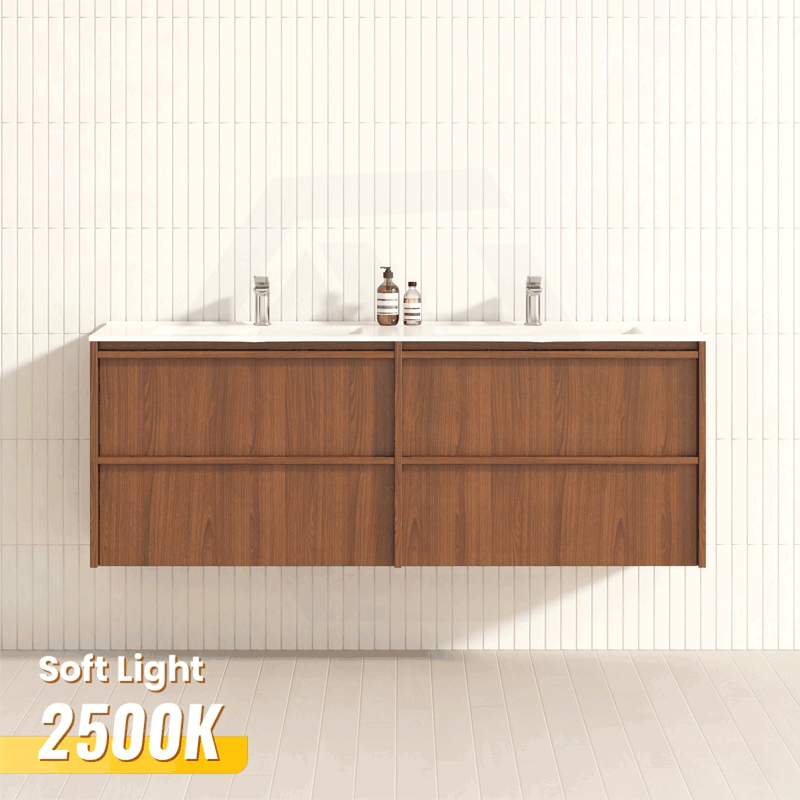 Lukka Ridgewood Modern 1500mm Wall Hung Vanity Plywood Cabinet Variant Colour Available