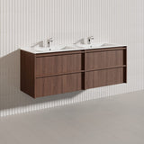 Lukka Ridgewood Modern 1500mm Wall Hung Vanity Plywood Cabinet Variant Colour Available