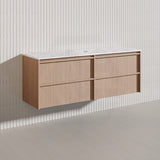 Lukka Ridgewood Modern 1500mm Wall Hung Vanity Plywood Cabinet Variant Colour Available