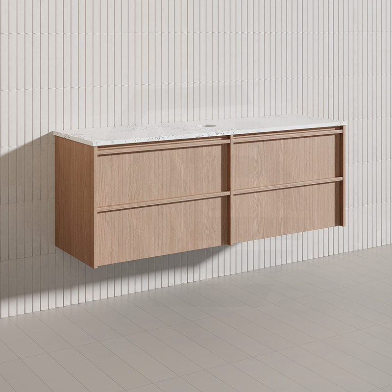 Lukka Ridgewood Modern 1500mm Wall Hung Vanity Plywood Cabinet Variant Colour Available