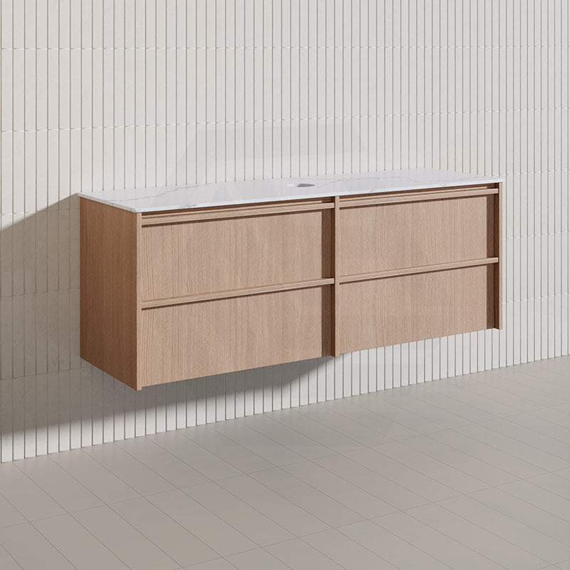 Lukka Ridgewood Modern 1500mm Wall Hung Vanity Plywood Cabinet Variant Colour Available