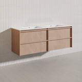 Lukka Ridgewood Modern 1500mm Wall Hung Vanity Plywood Cabinet Variant Colour Available