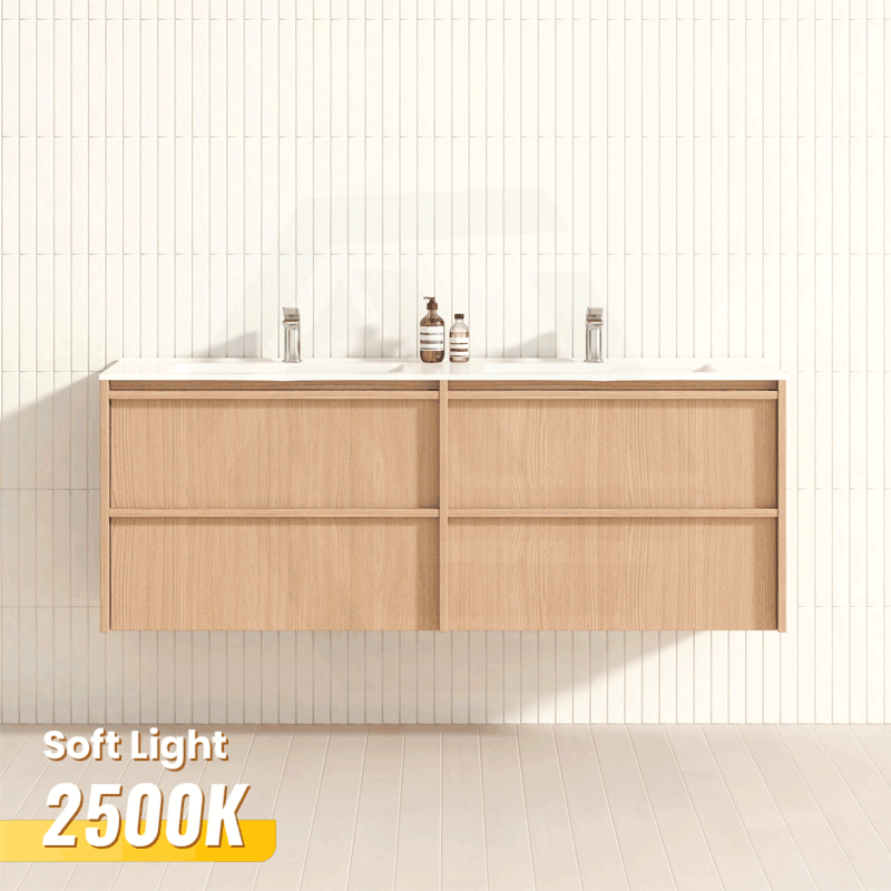 Lukka Ridgewood Modern 1500mm Wall Hung Vanity Plywood Cabinet Variant Colour Available