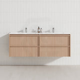 Lukka Ridgewood Modern 1500mm Wall Hung Vanity Plywood Cabinet Variant Colour Available