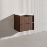 Lukka Ridgewood 600mm Modern Wall Hung Vanity Plywood Cabinet Variant Colour Available