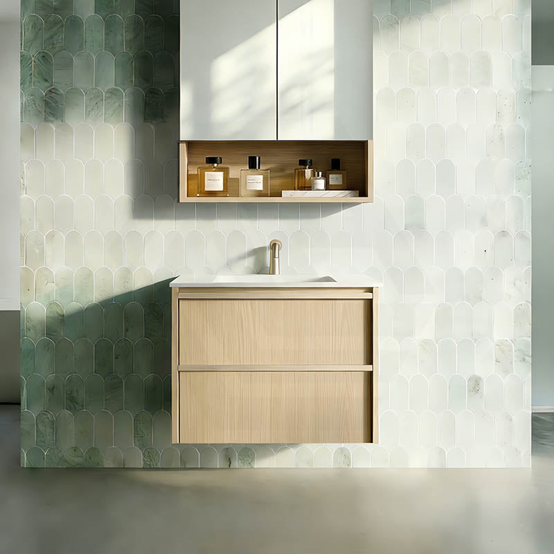 Lukka Ridgewood 600mm Modern Wall Hung Vanity Plywood Cabinet Variant Colour Available