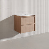 Lukka Ridgewood 600mm Modern Wall Hung Vanity Plywood Cabinet Variant Colour Available