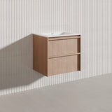 Lukka Ridgewood 600mm Modern Wall Hung Vanity Plywood Cabinet Variant Colour Available