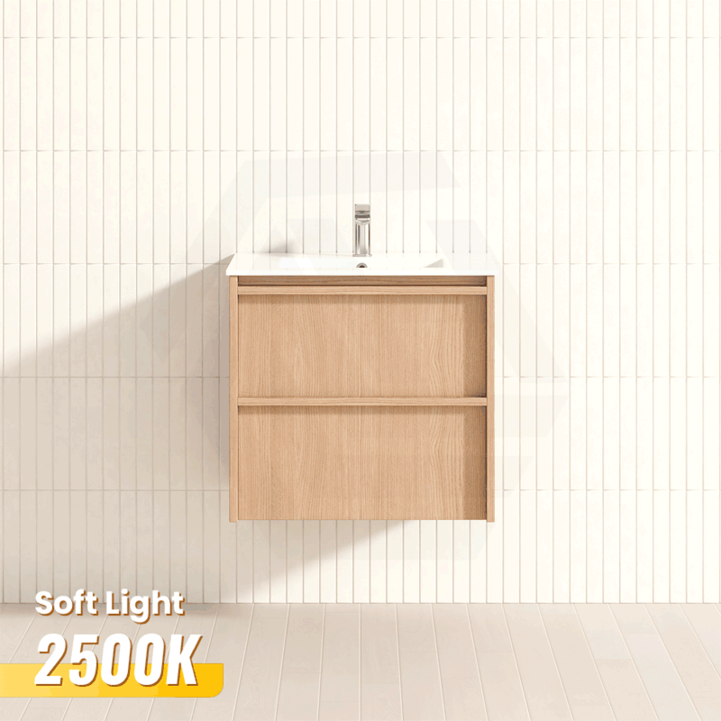 Lukka Ridgewood 600mm Modern Wall Hung Vanity Plywood Cabinet Variant Colour Available