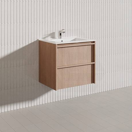 Lukka Ridgewood 600mm Modern Wall Hung Vanity Plywood Cabinet Variant Colour Available