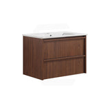 Lukka Ridgewood 750mm Modern Wall Hung Vanity Plywood Cabinet Variant Colour Available