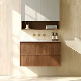 Lukka Ridgewood 750mm Modern Wall Hung Vanity Plywood Cabinet Variant Colour Available
