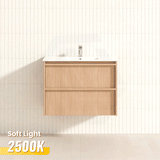 Lukka Ridgewood 750mm Modern Wall Hung Vanity Plywood Cabinet Variant Colour Available