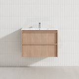 Lukka Ridgewood 750mm Modern Wall Hung Vanity Plywood Cabinet Variant Colour Available