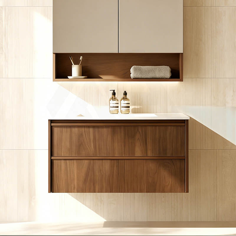 Lukka Ridgewood Modern 900mm Wall Hung Vanity Plywood Cabinet Variant Colour Available