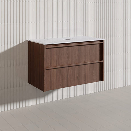 Lukka Ridgewood Modern 900mm Wall Hung Vanity Plywood Cabinet Variant Colour Available