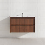 Lukka Ridgewood Modern 900mm Wall Hung Vanity Plywood Cabinet Variant Colour Available