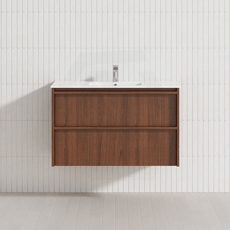 Lukka Ridgewood Modern 900mm Wall Hung Vanity Plywood Cabinet Variant Colour Available