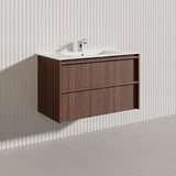 Lukka Ridgewood Modern 900mm Wall Hung Vanity Plywood Cabinet Variant Colour Available