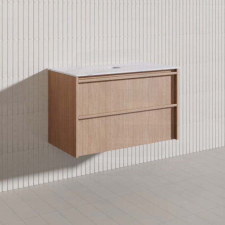 Lukka Ridgewood Modern 900mm Wall Hung Vanity Plywood Cabinet Variant Colour Available