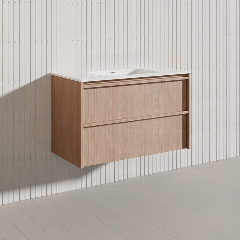Lukka Ridgewood Modern 900mm Wall Hung Vanity Plywood Cabinet Variant Colour Available