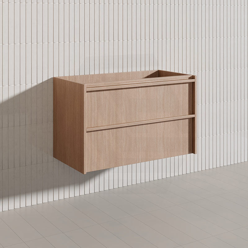 Lukka Ridgewood Modern 900mm Wall Hung Vanity Plywood Cabinet Variant Colour Available