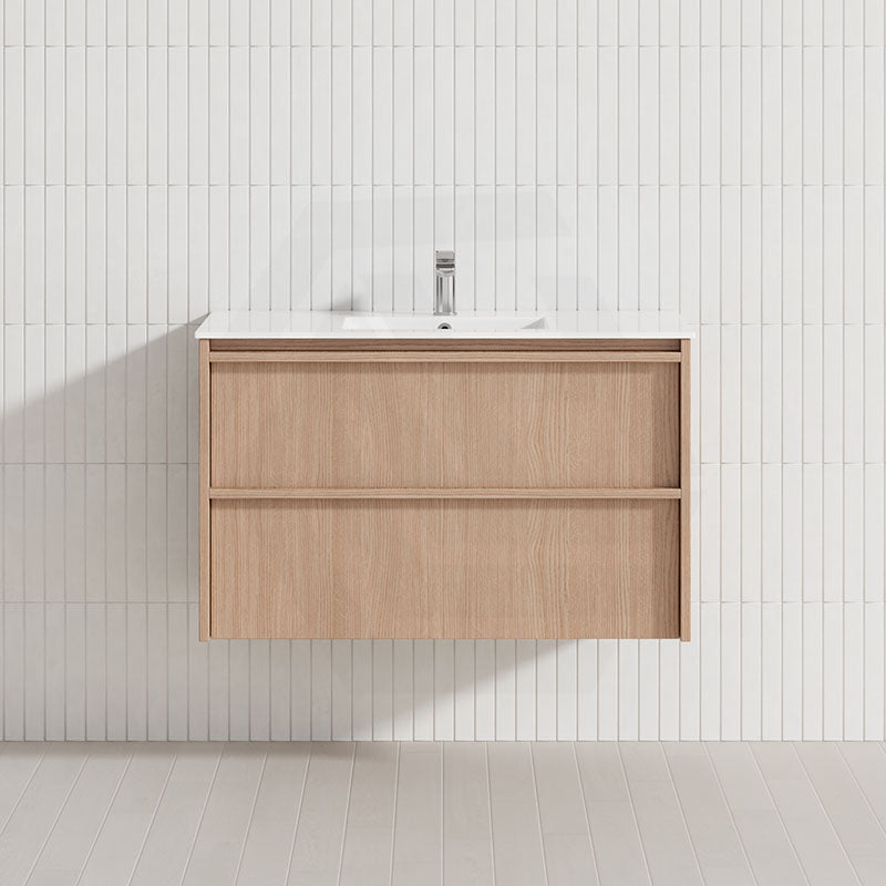 Lukka Ridgewood Modern 900mm Wall Hung Vanity Plywood Cabinet Variant Colour Available