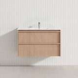 Lukka Ridgewood Modern 900mm Wall Hung Vanity Plywood Cabinet Variant Colour Available