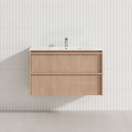 Lukka Ridgewood Modern 900mm Wall Hung Vanity Plywood Cabinet Variant Colour Available
