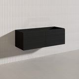 1200mm Lukka Sedona Modern Fluted Wall Hung PVC Vanity Variant Colour Available