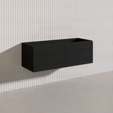 1200mm Lukka Sedona Modern Fluted Wall Hung PVC Vanity Variant Colour Available