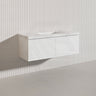 1200mm Lukka Sedona Modern Fluted Wall Hung PVC Vanity Variant Colour Available
