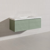 1200mm Lukka Sedona Modern Fluted Wall Hung PVC Vanity Variant Colour Available